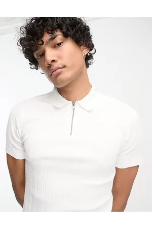 River Island Muscle fit polo in