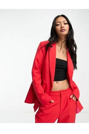 Never Fully Dressed Dynasty slouchy blazer in bright
