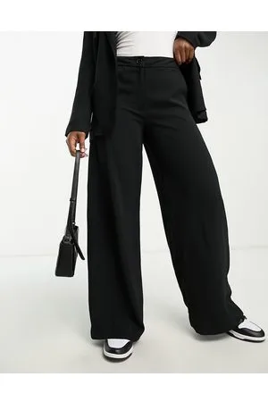 JDY High waisted wide leg trouser co-ord in