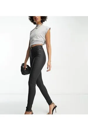 River Island High rise skinny coated jean in