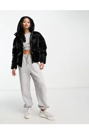 French Connection High shine padded jacket in