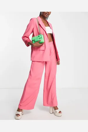 In The Style Relaxed wide leg trouser co-ord in