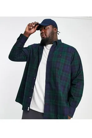 Tommy Hilfiger Big & Tall long sleeve shirt in plaid