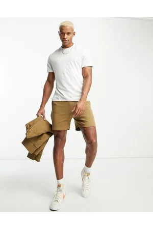 Fred Perry Pocket detail jersey shorts in tan