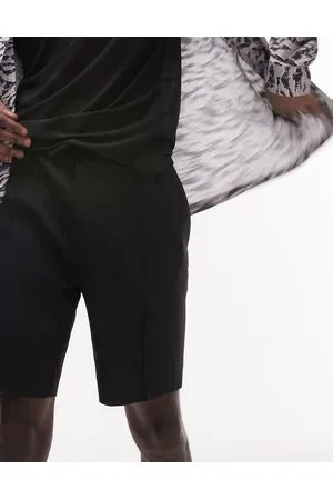 Topman Slim pintuck shorts in