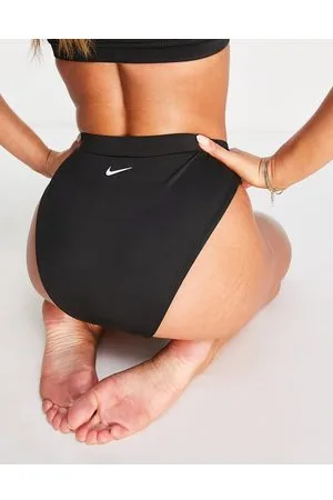 Nike Essentials high waist bikini bottoms in