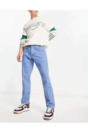 JACK & JONES Intelligence Chris rigid loose fit jeans in light wash