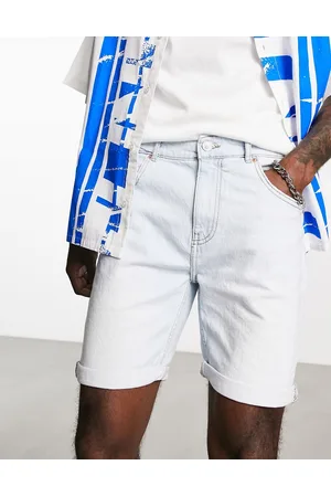 Pull&Bear Slim denim shorts in