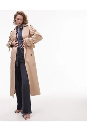 Topshop Ultimate trench coat in camel