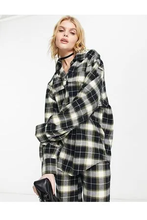 EDITED the label Oversized shirt in check co-ord