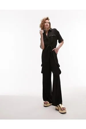 Topshop Utility jumpsuit with pockets in