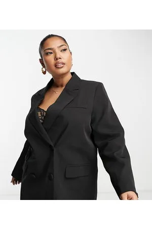 Unique 21 Plus oversized dad blazer co-ord in