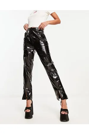 Heartbreak PU tailored trousers in
