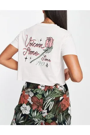 Volcom Enternet crop t-shirt in
