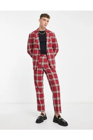 Viggo Rabiot check suit trousers in