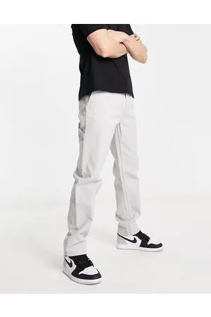 New Look Carpenter trousers in stone