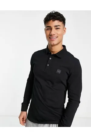 HUGO BOSS Passerby long sleeve polo shirt in