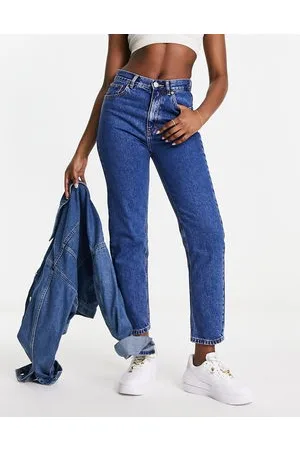 Pull&Bear High waisted mom jeans in dark