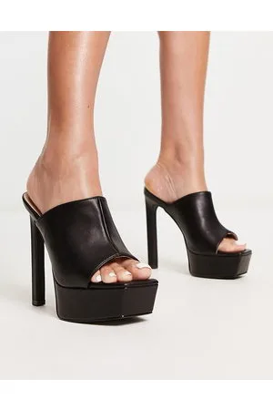 Raid Jovelyn platform heeled mules in
