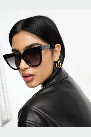 ASOS Chunky flare cat eye sunglasses in