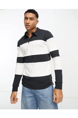 Only & Sons Rugby polo in stripe