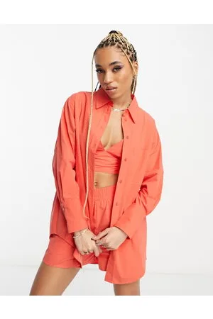 Signature Co-ord oversized shirt in