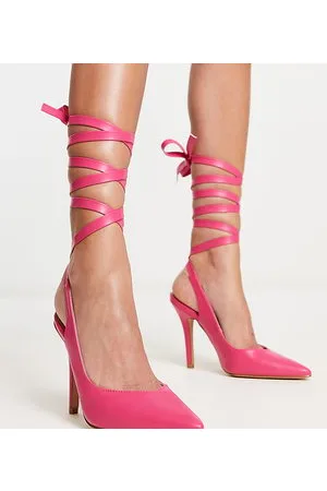 Raid Ishana heeled shoes with ankle tie in