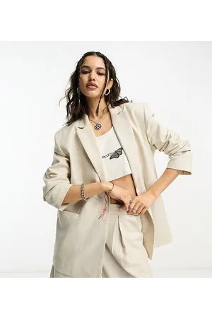 Reclaimed Menzy blazer in stone