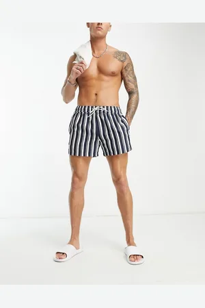 New Look Stripe swim shorts in