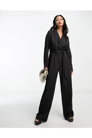 In The Style Tuxedo jumpsuit in