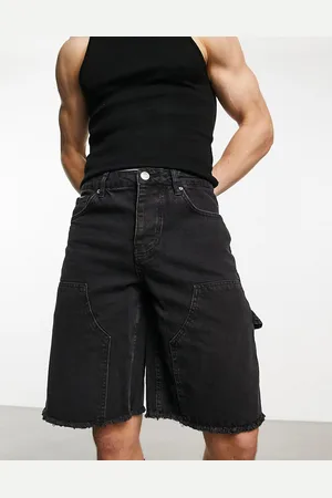 Sixth June Carpenter denim shorts in wash