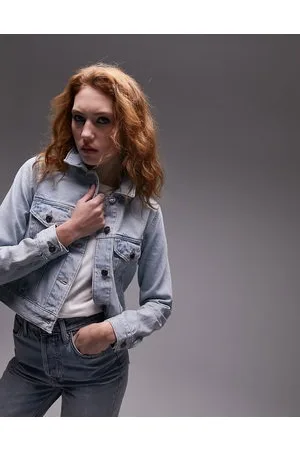 Topshop Denim Tilda jacket in bleach