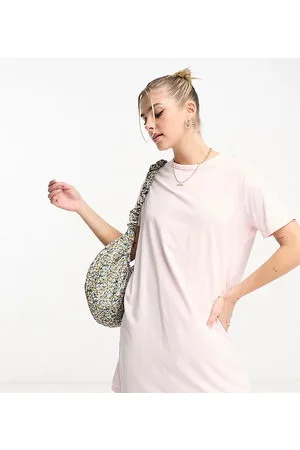 JDY Exclusive mini t-shirt dress in pale