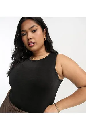 Simply Be Racer neck slinky body in