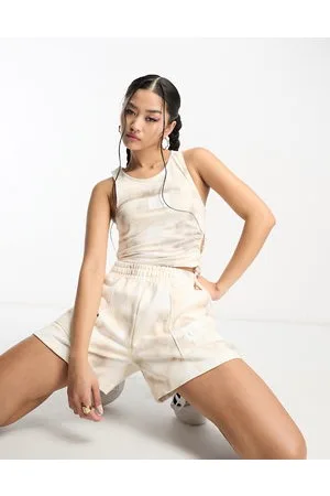 Calvin Klein Co-ord side gathering tank top in tie dye
