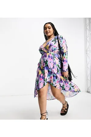 Twisted Wunder Printed wrap dress in