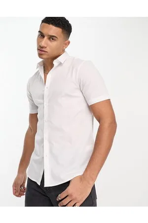 New Look Short sleeve poplin shirt in
