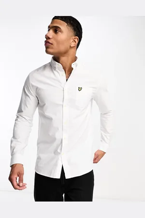 Lyle & Scott Icon logo regular fit oxford shirt in