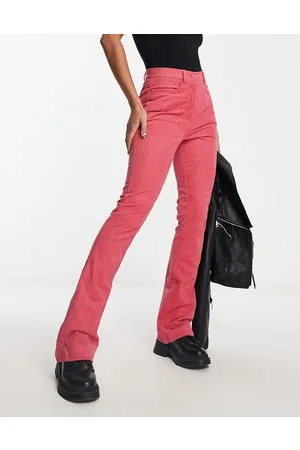 Heartbreak Fit and flare cord trousers in