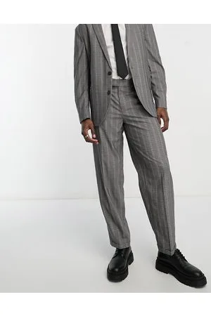 New Look Relaxed suit trousers in heritage check