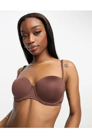 ASOS Microfibre moulded multiway strapless bra in