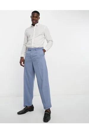 New Look Relaxed pleat front trousers in