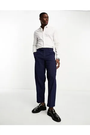 New Look Relaxed pleat smart trousers in