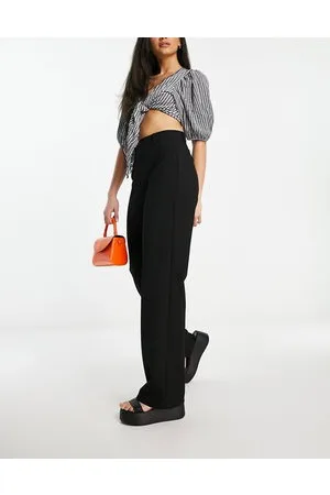 Pull&Bear High waisted tailored trousers in