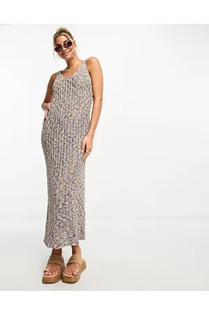 Pull&Bear Space dye maxi dress in