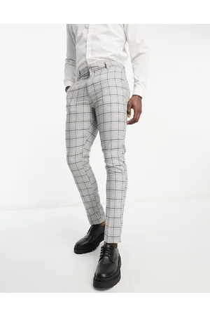 New Look Skinny check trousers in