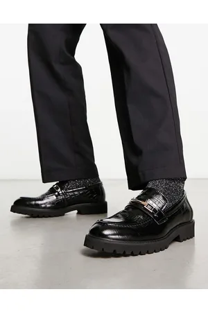 Devils Advocate Croc loafers in leather