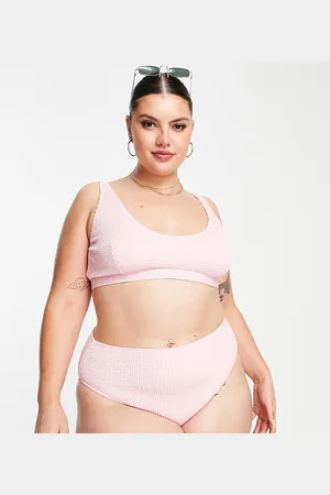 Peek & Beau Exclusive high waist bikini bottom in crinkle