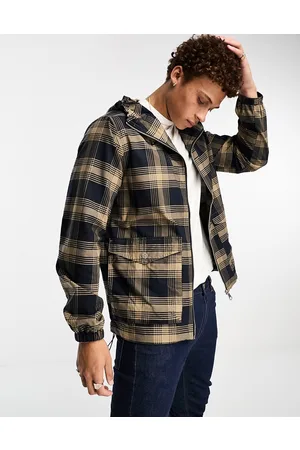Farah Wren check parka in true