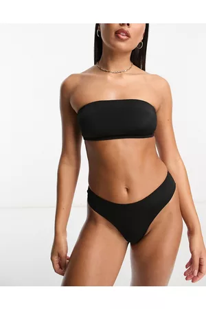 Monki Co-ord bandaeu bikini top in